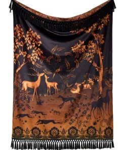 Joe Browns Secret Forest Reversible Throw- Animal Décor|Cushions & Throws