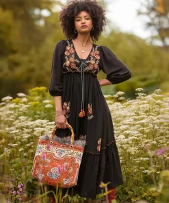 Joe Browns Sensational Embroidered Boho Dress-Women Dresses