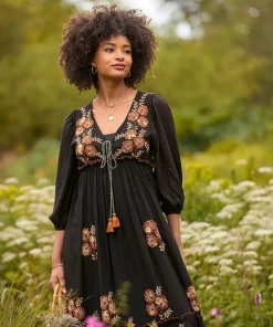 Joe Browns Sensational Embroidered Boho Dress-Women Dresses