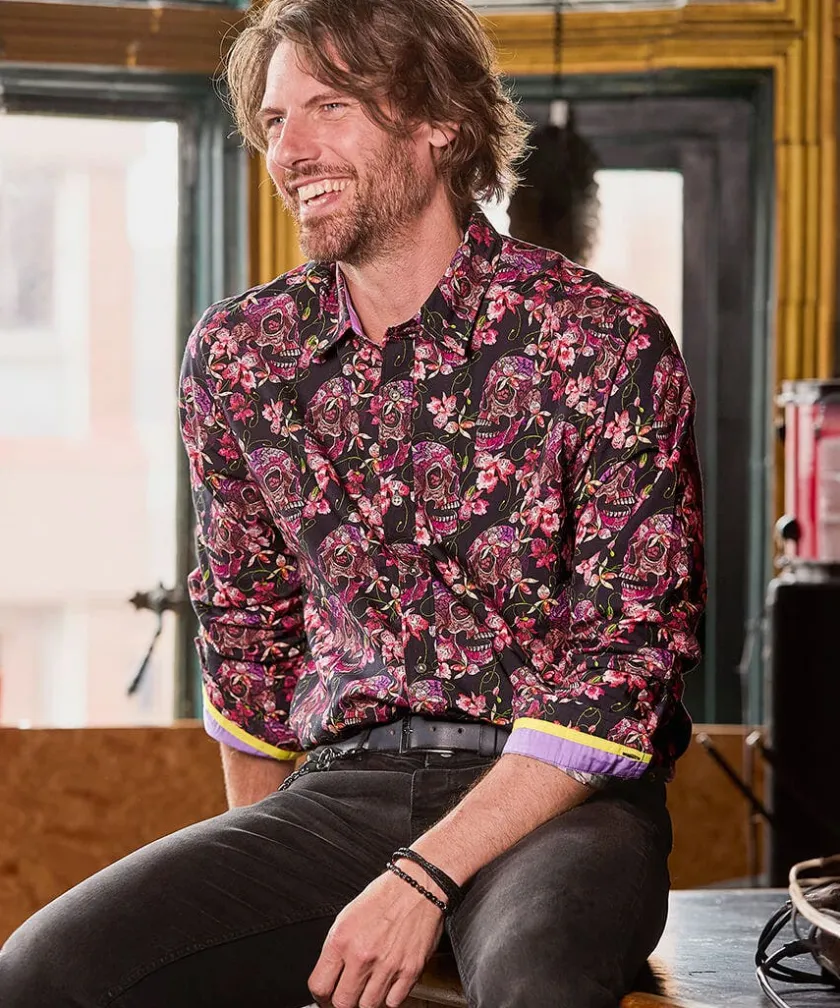 Joe Browns Sensational Skull Shirt- Men's Clothing|Gifts