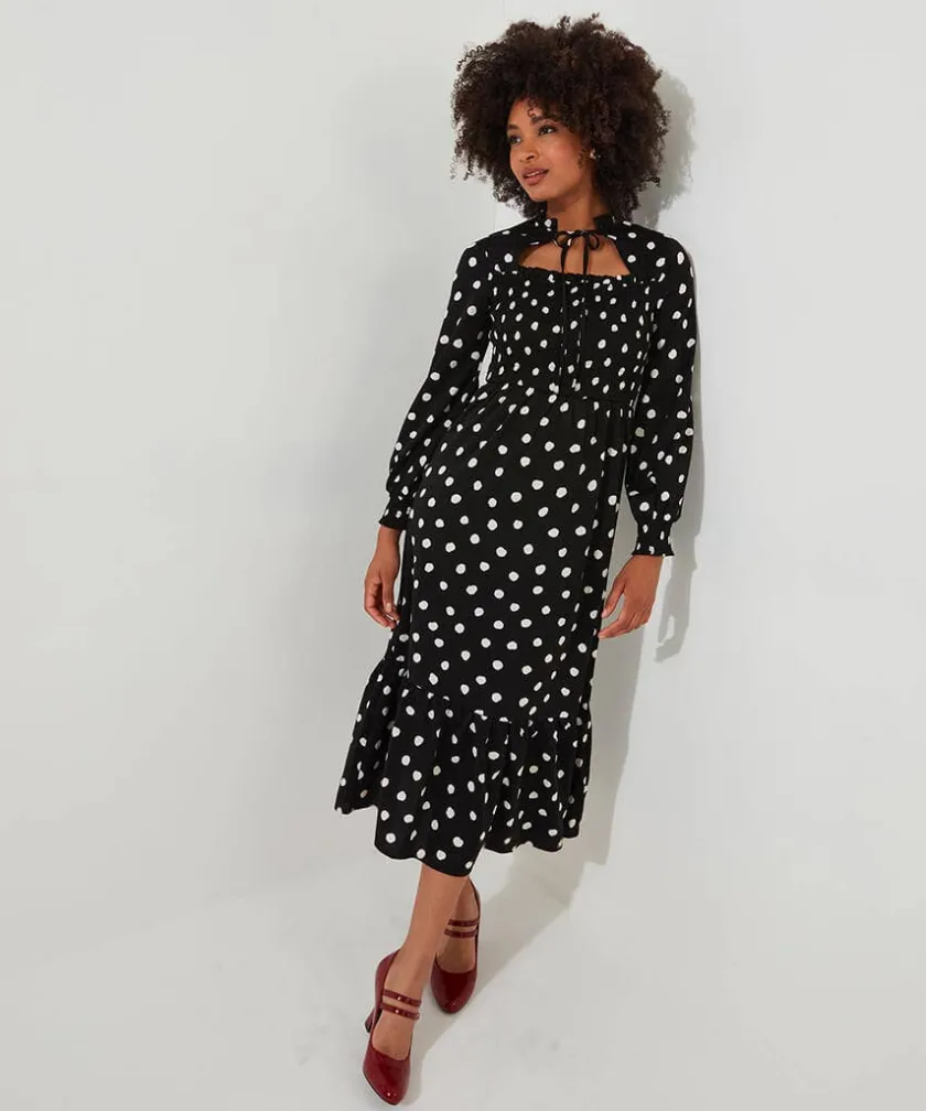 Joe Browns Serena Spot Dress-Women Dresses
