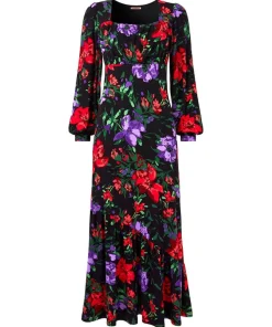 Joe Browns Shona Floral Jersey Dress-Women Dresses