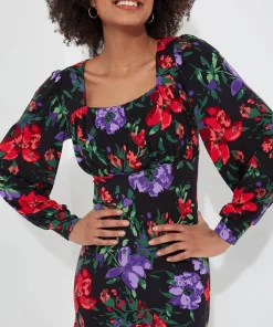 Joe Browns Shona Floral Jersey Dress-Women Dresses