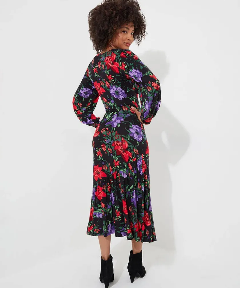Joe Browns Shona Floral Jersey Dress-Women Dresses