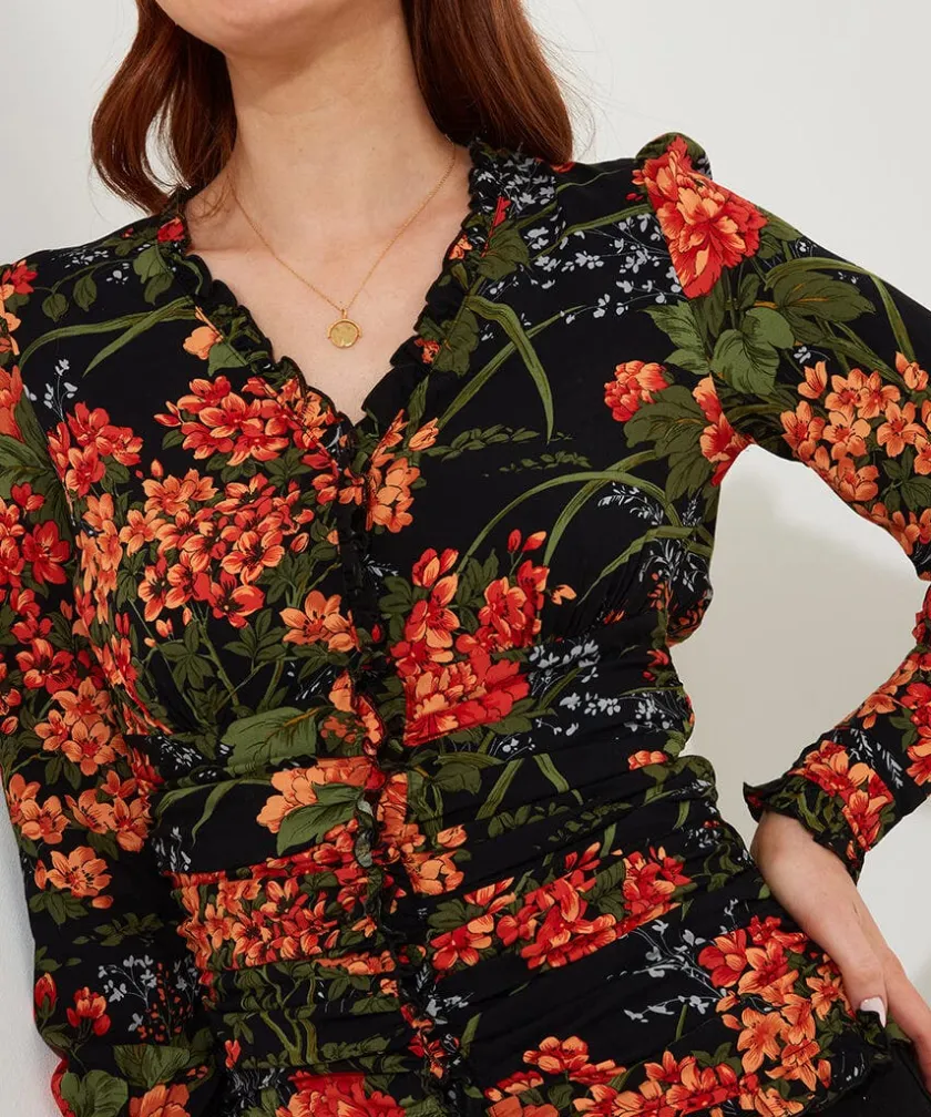 Joe Browns Simon's Vintage Printed Blouse-Women Tops, Tunics & Blouses