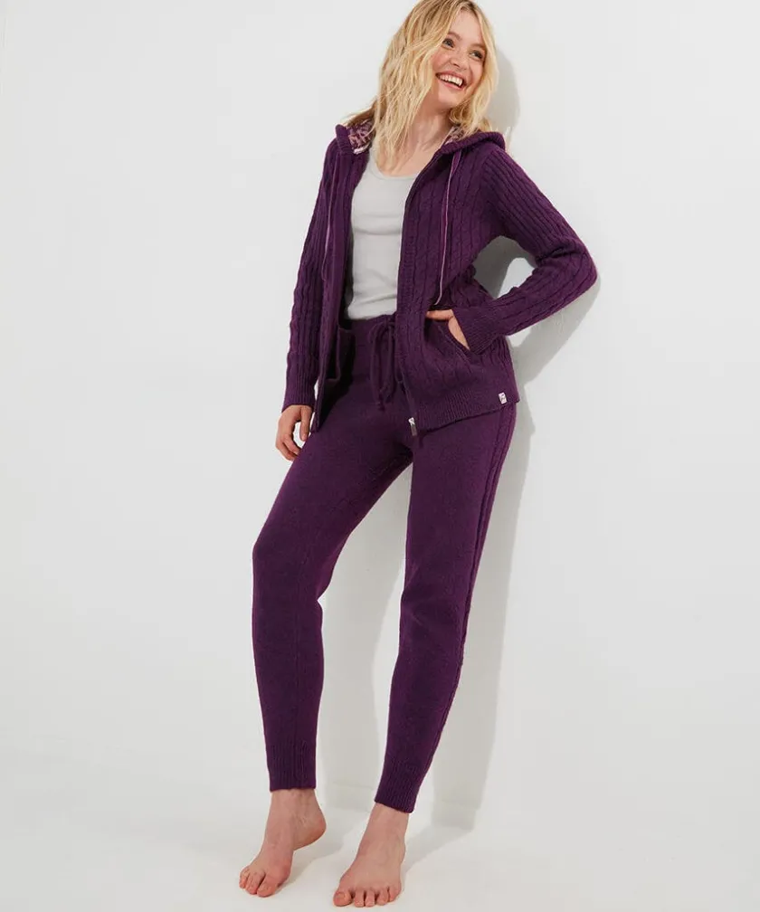 Joe Browns Sloe Joes Knitted Cable Zip Up Cardigan-Women Women's Clothing|Loungewear & Pyjamas