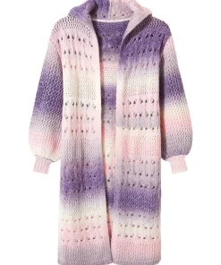 Joe Browns Sloe Joes Ombre Cosy Longline Cardigan-Women Women's Clothing|Loungewear & Pyjamas