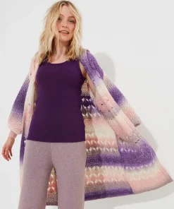 Joe Browns Sloe Joes Ombre Cosy Longline Cardigan-Women Women's Clothing|Loungewear & Pyjamas