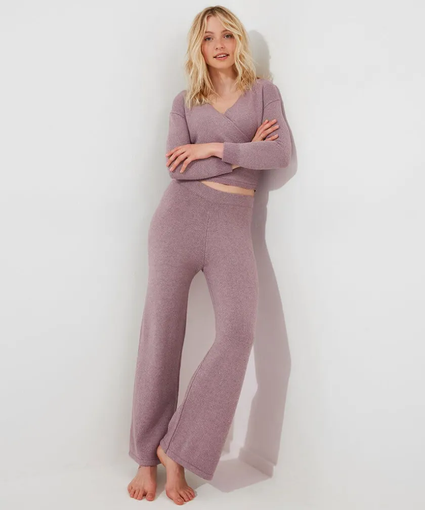 Joe Browns Sloe Joes Wide Leg Knitted Trousers-Women Women's Clothing|Loungewear & Pyjamas
