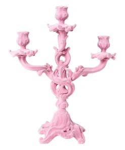 Joe Browns Soft Flock Ornate Candle Holder- Home Accessories|Candles & Candle Holders