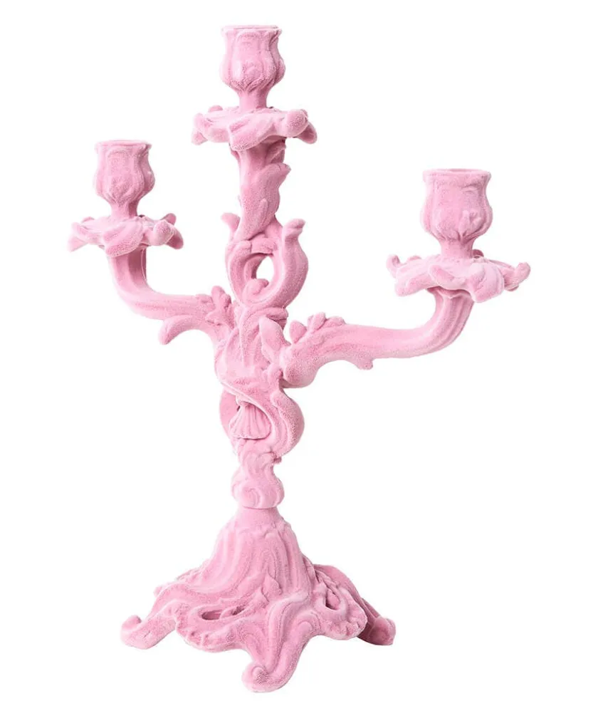 Joe Browns Soft Flock Ornate Candle Holder- Home Accessories|Candles & Candle Holders