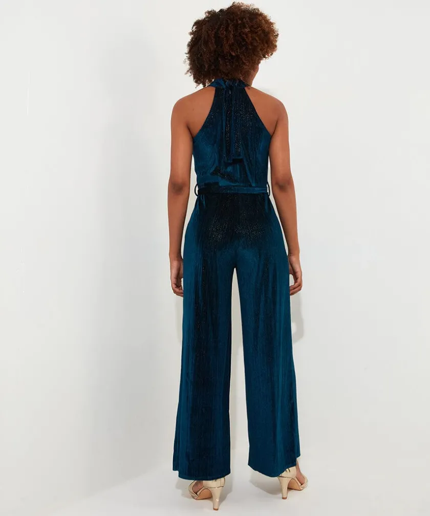 Joe Browns Statement Velour Jumpsuit-Women Women's Clothing|Jeans & Trousers