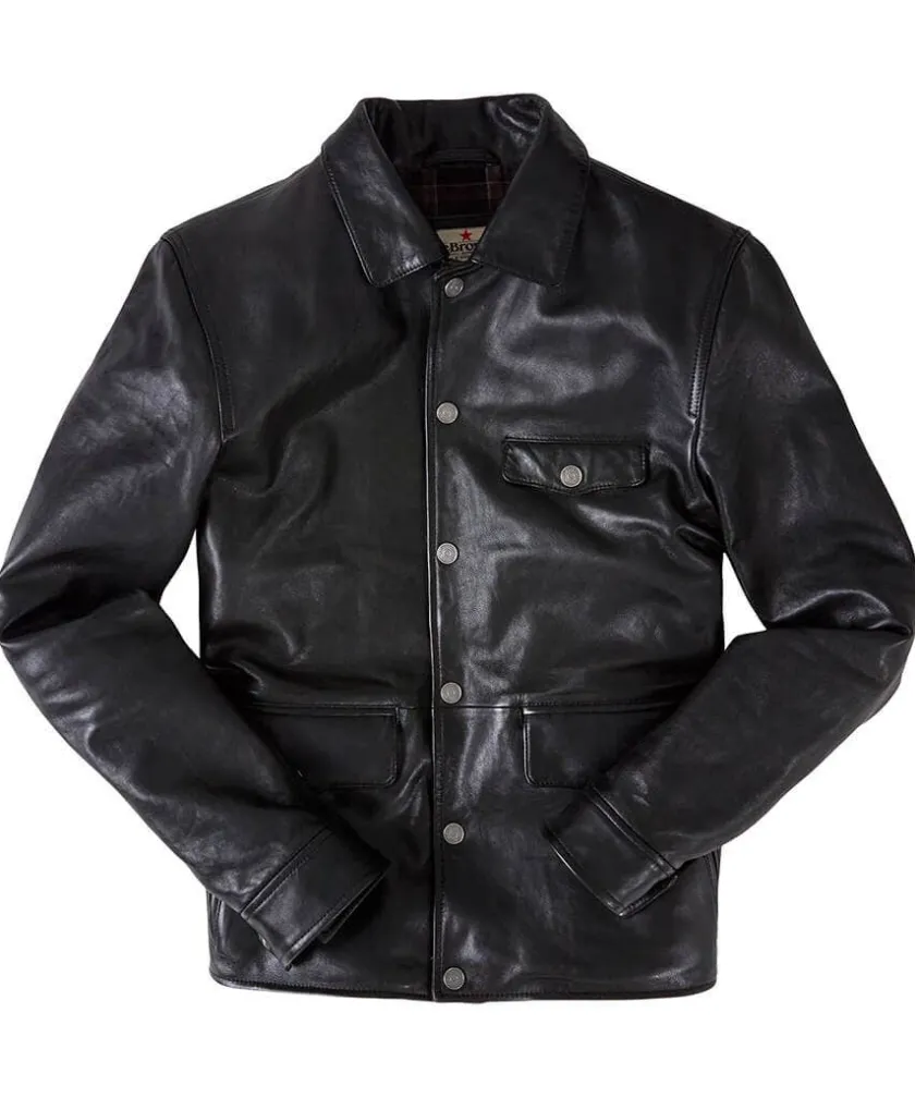 Joe Browns Style It Out Leather Jacket- Men's Clothing|Coats & Jackets