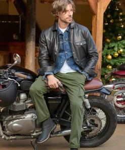 Joe Browns Style It Out Leather Jacket- Men's Clothing|Coats & Jackets