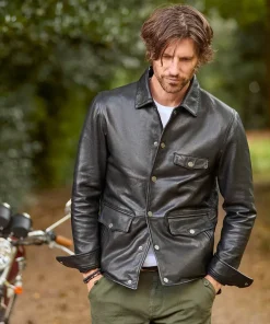 Joe Browns Style It Out Leather Jacket- Men's Clothing|Coats & Jackets