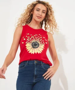 Joe Browns Summer Sunflower Vest-Women Tops, Tunics & Blouses