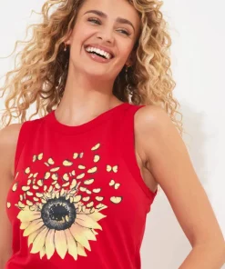 Joe Browns Summer Sunflower Vest-Women Tops, Tunics & Blouses
