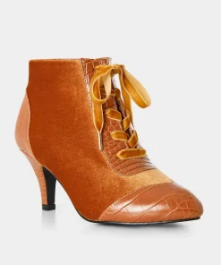 Joe Browns Sweet Song Velvet Bootees-Women Ankle Boots|Heels