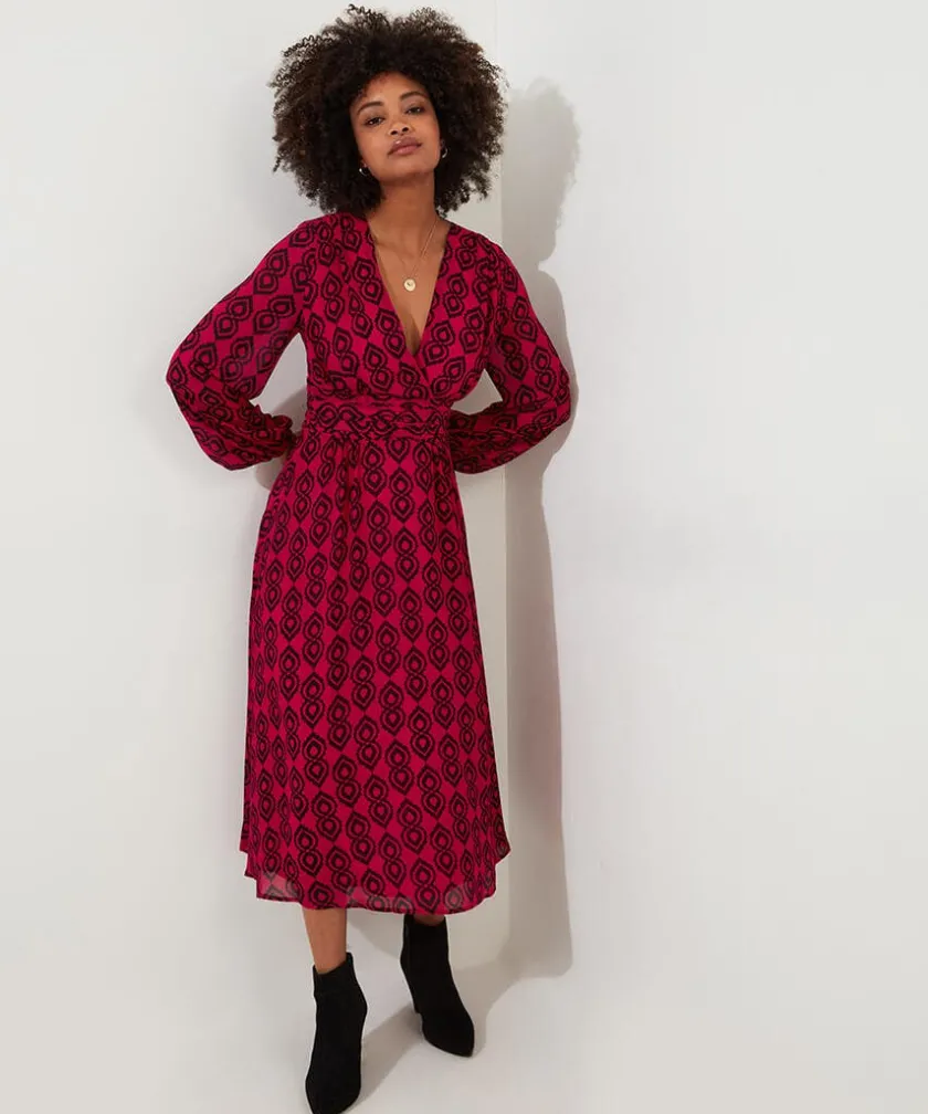 Joe Browns Tamzin Printed Dress-Women Petite Collection|Dresses