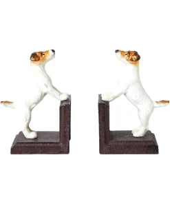 Joe Browns Terrific Terrier Pair Of Cast Iron Antique Bookends- Home Accessories|Animal Décor