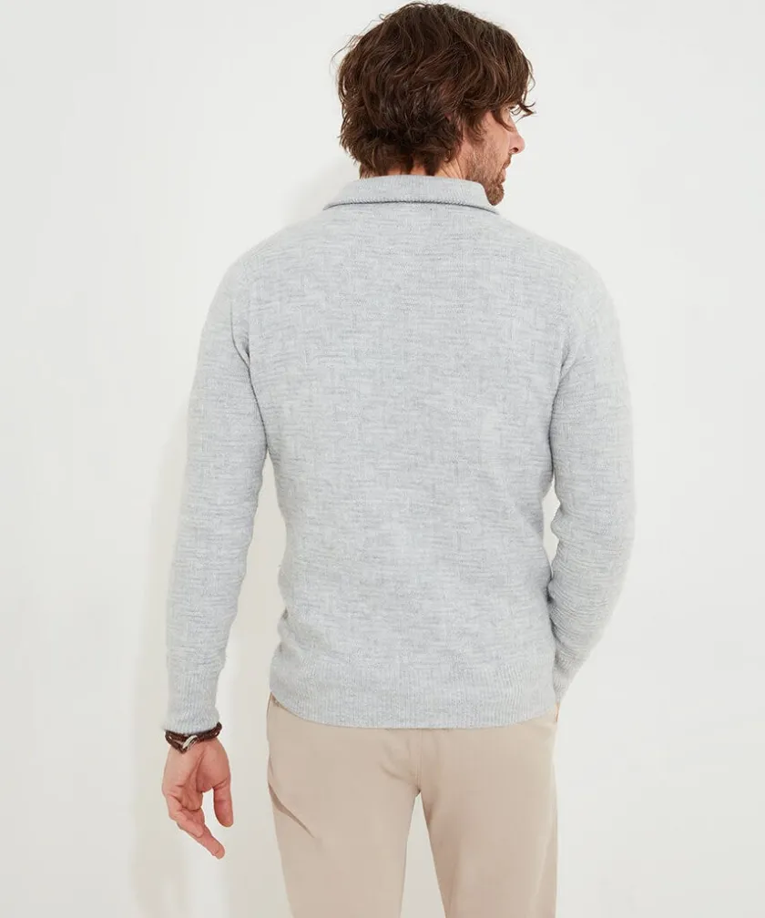 Joe Browns Terrific Textured Funnel- Hoodies & Sweatshirts|Knitwear