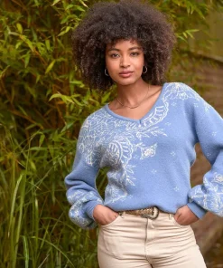Joe Browns Tilly Paisley Jumper-Women Knitwear & Cardigans