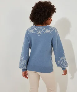 Joe Browns Tilly Paisley Jumper-Women Knitwear & Cardigans