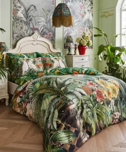 Joe Browns Totally Tropical Reversible Duvet Set- Floral Décor|Animal Décor