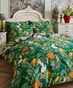Joe Browns Totally Tropical Reversible Duvet Set- Floral Décor|Animal Décor