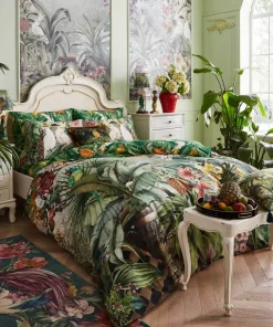 Joe Browns Totally Tropical Reversible Duvet Set- Floral Décor|Animal Décor