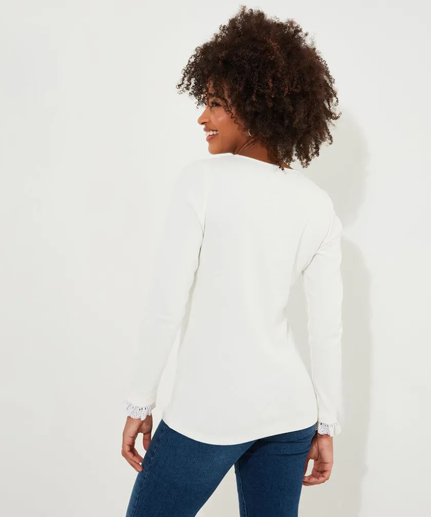 Joe Browns Trixie Collar Detail Top-Women Tops, Tunics & Blouses