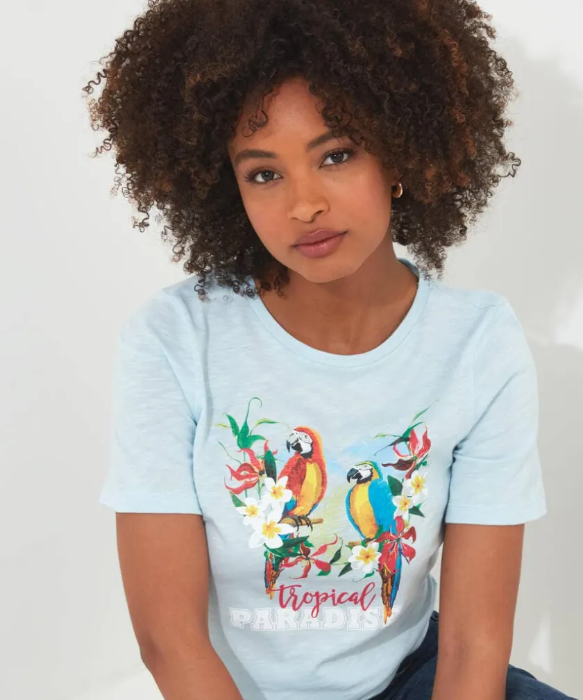Joe Browns Tropical Paradise Tee-Women Tops, Tunics & Blouses