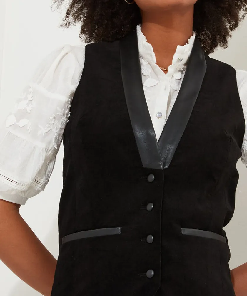 Joe Browns Ultimate Velvet Waistcoat-Women Women's Clothing|Waistcoats