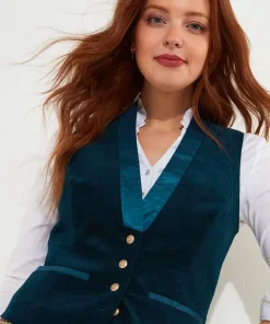 Joe Browns Ultimate Velvet Waistcoat-Women Women's Clothing|Waistcoats