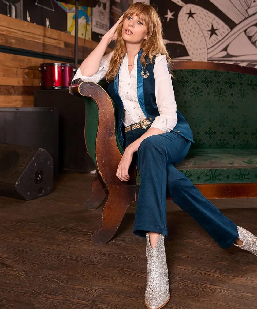 Joe Browns Ultimate Velvet Waistcoat-Women Women's Clothing|Waistcoats