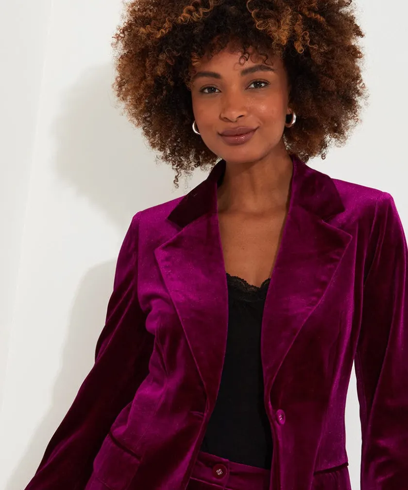 Joe Browns Valencia Velour Jacket-Women Women's Clothing|Blazers