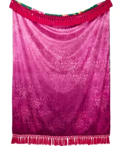 Joe Browns Victoriana Vibrant Reversible Throw- Floral Décor|Animal Décor