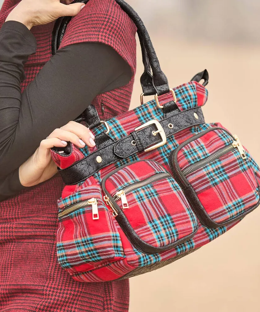 Joe Browns Vintage Alley Check Bag-Women Gifts|Handbags & Purses