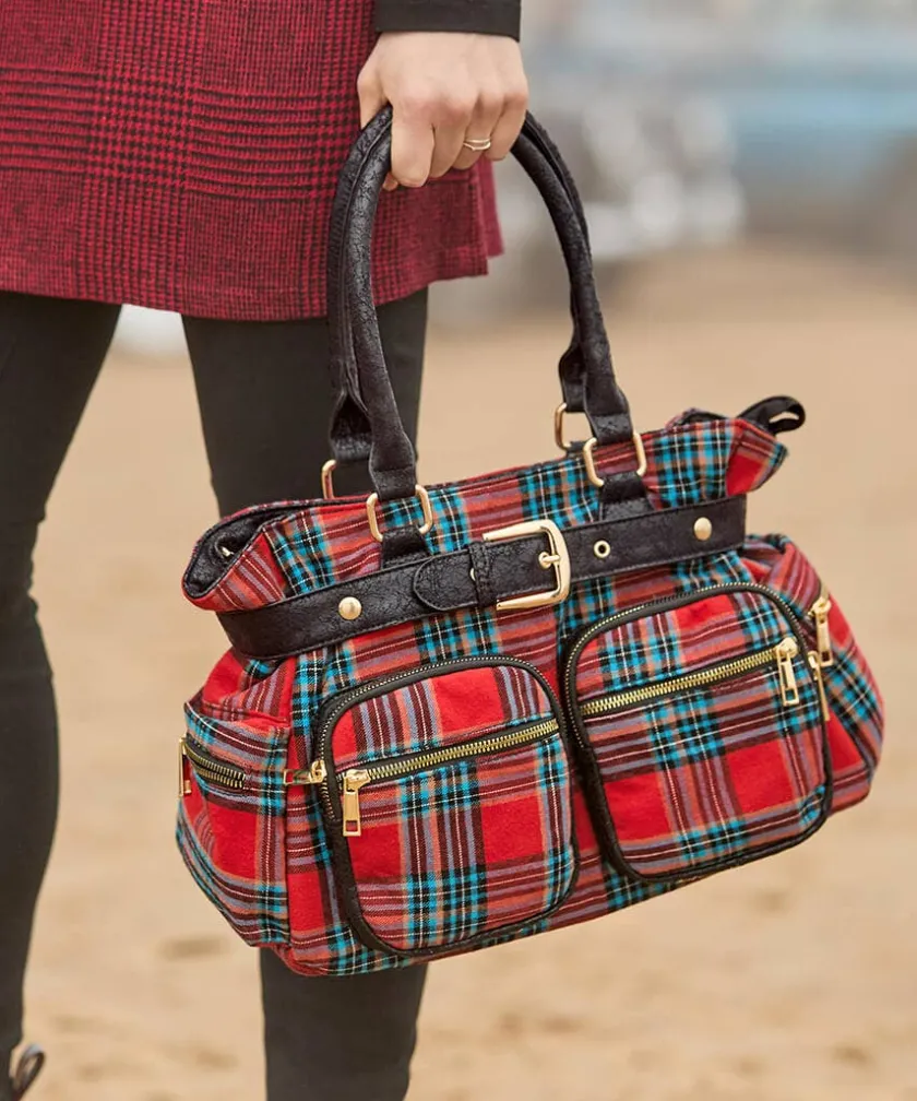 Joe Browns Vintage Alley Check Bag-Women Gifts|Handbags & Purses