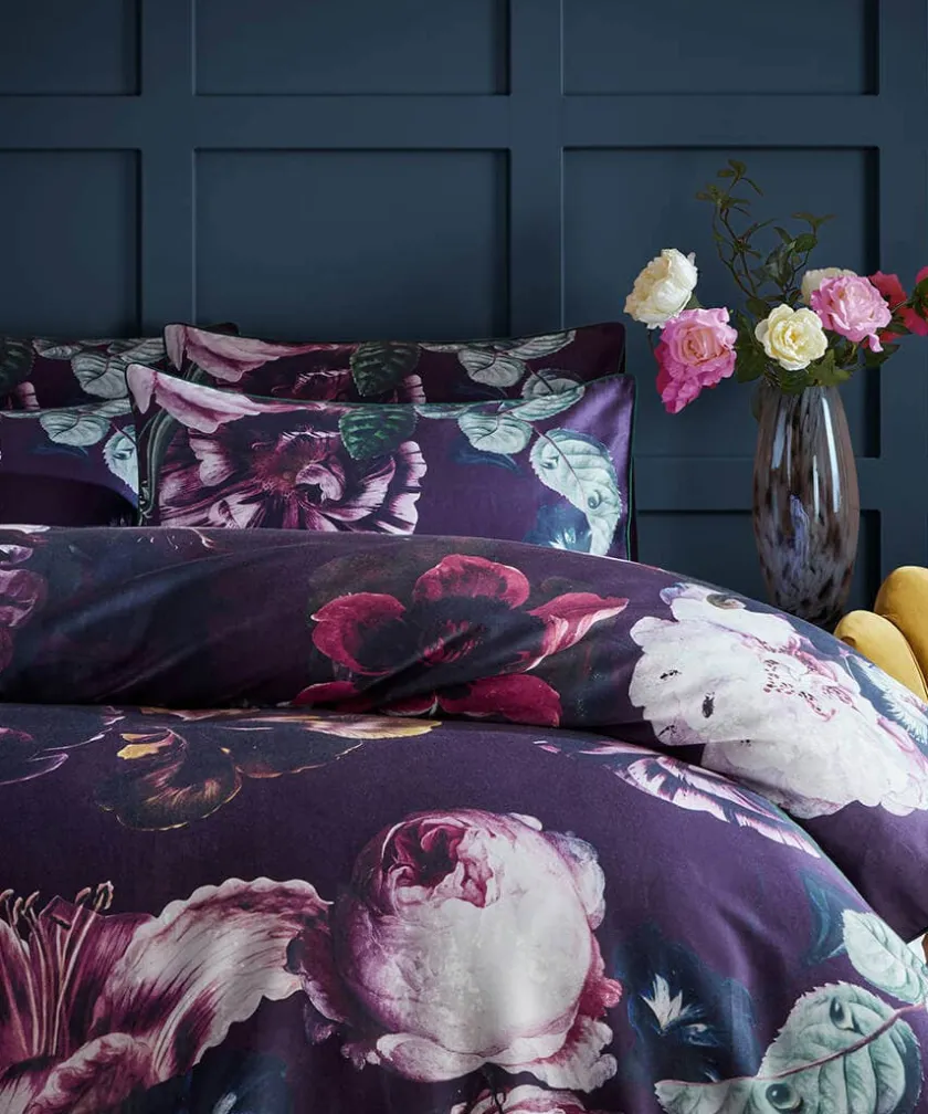 Joe Browns Violet Bloom 100% Cotton Duvet Set- Nature Décor|Bedding