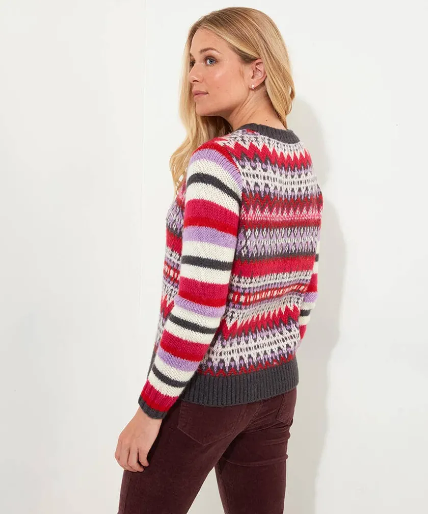 Joe Browns Winter Brights Fairisle Jumper-Women Women's Clothing|Novelty Gifts