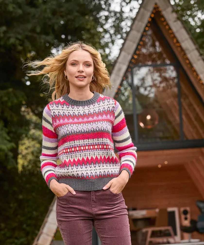 Joe Browns Winter Brights Fairisle Jumper-Women Women's Clothing|Novelty Gifts