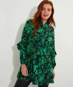 Joe Browns Winter Florals Tunic Dress-Women Tops, Tunics & Blouses|Dresses