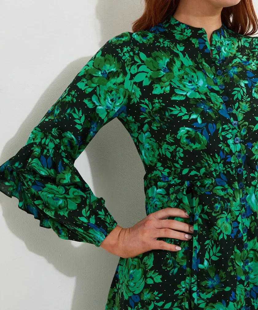 Joe Browns Winter Florals Tunic Dress-Women Tops, Tunics & Blouses|Dresses