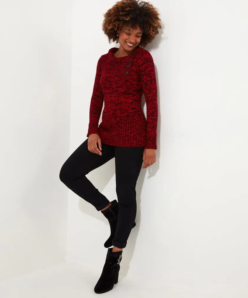 Joe Browns Winter Nights Button Detail Jumper-Women Knitwear & Cardigans