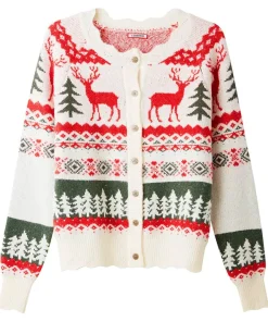 Joe Browns Winter Scenes Cardigan-Women Women's Clothing|Novelty Gifts
