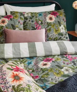Joe Browns Wonderful Wildflower Cotton Slub Reversible Duvet Set- Floral Décor|Nature Décor