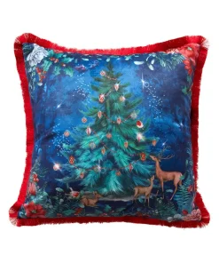 Joe Browns Wondrous Woodland Festive Cushion- Cushions & Throws|Christmas Homeware