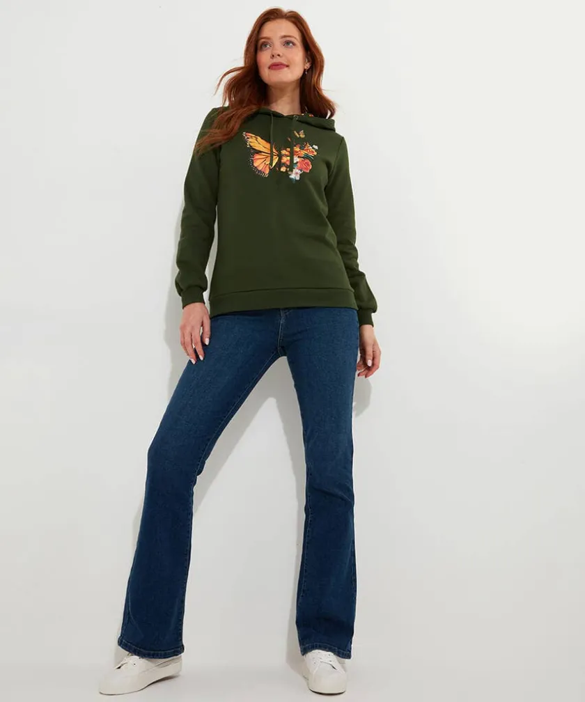 Joe Browns Woodland Wonder Hoodie-Women Tops, Tunics & Blouses
