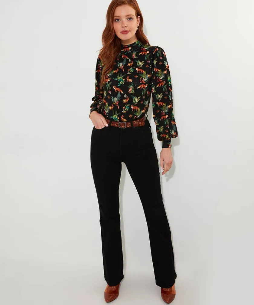 Joe Browns Woodland Wonder Jersey Print Top-Women Tops, Tunics & Blouses